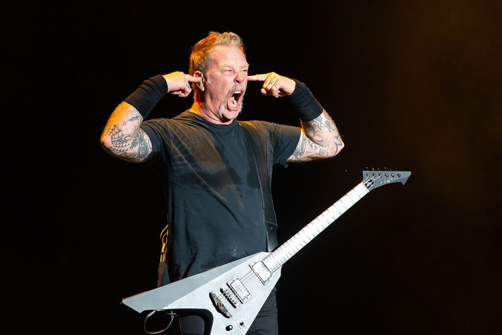 Metallica at the Glastonbury Festival 2023 