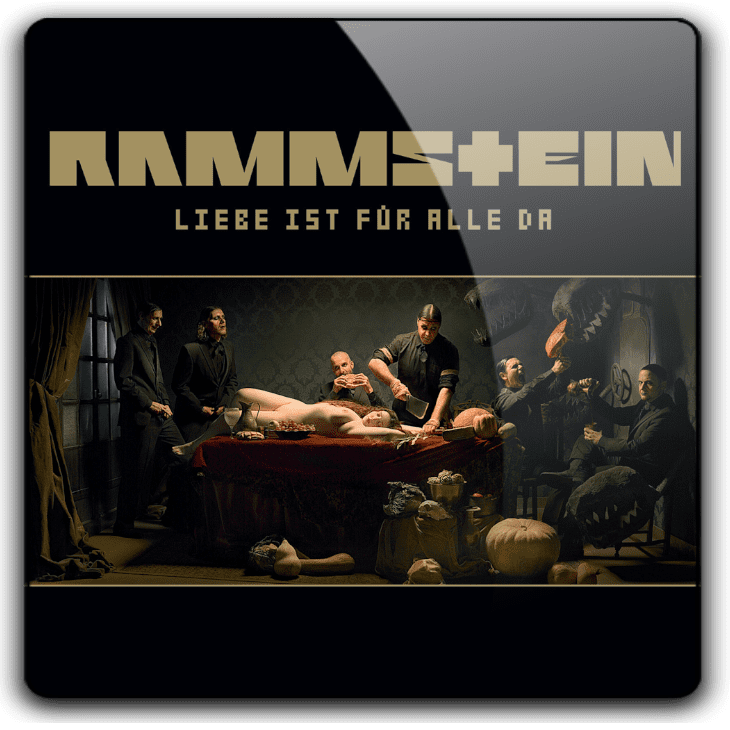 Rammstein's banned album - Liebe ist für alle da - Album cover