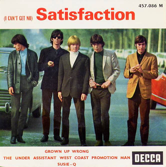 Satisfaction by The Rolling Stones - Album cover