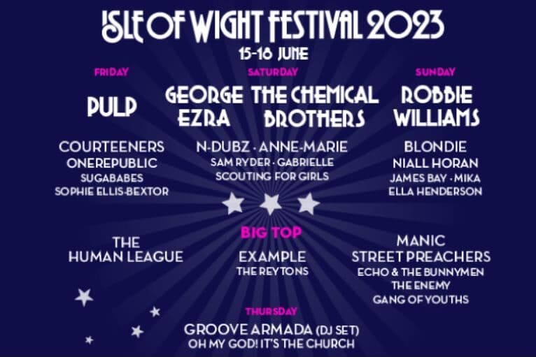 The Isle of Wight Festival 2023 Lineup