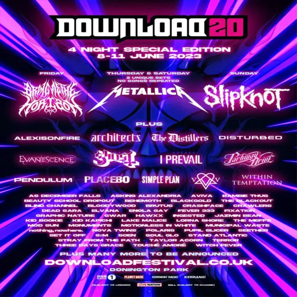 Download Festival UK 2023 Lineup
