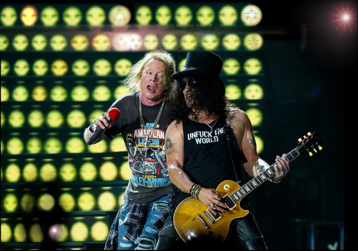 Axl Rose with Slash