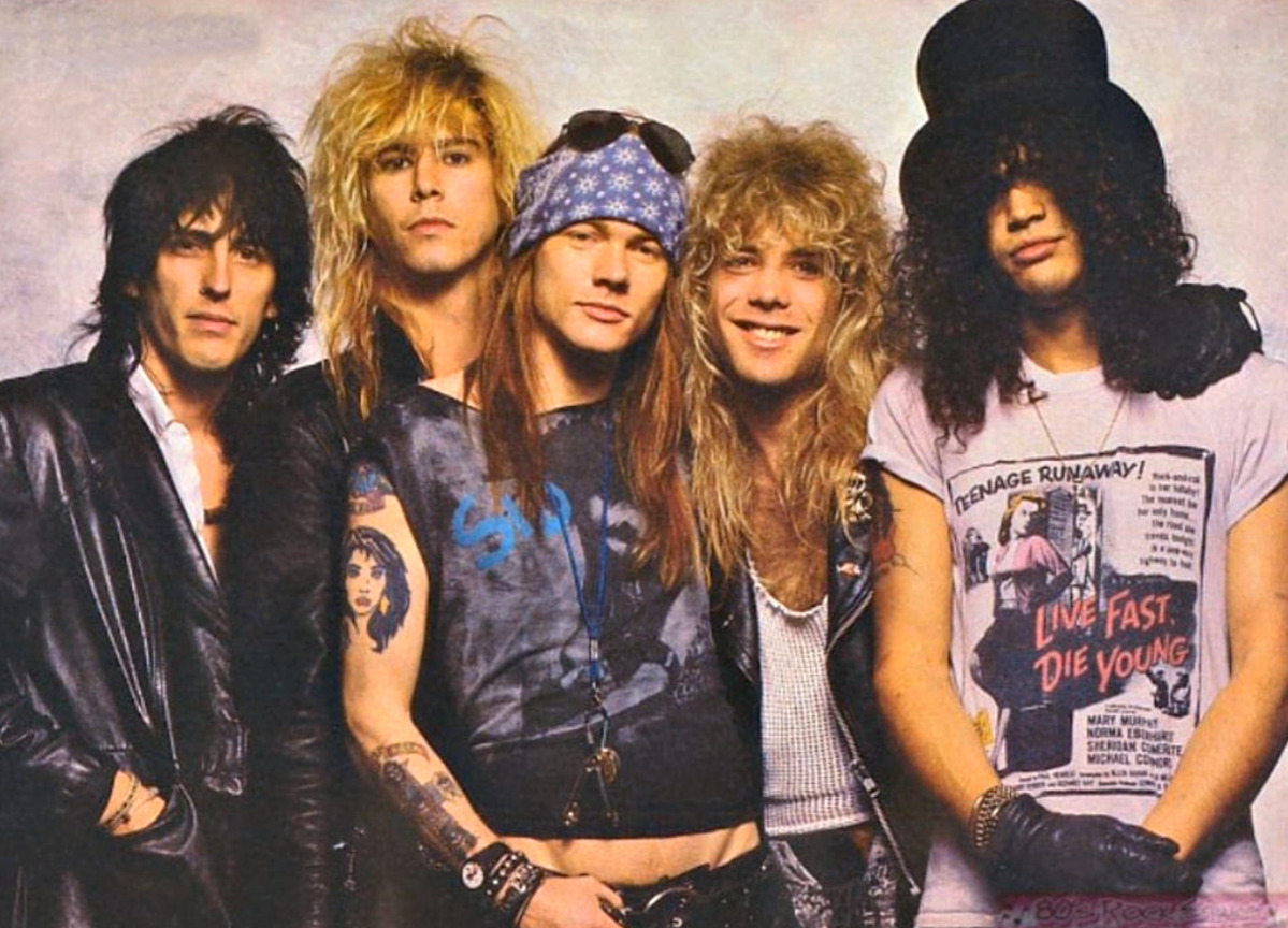 Guns N' Roses in the 80s